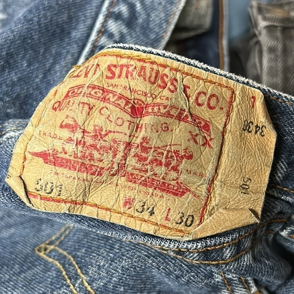 Levi’s vintage 501 straight leg button‎ fly jeans